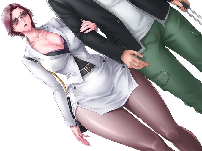 制作中の「某放送局アナウンサー九条愉理子4」からの絵。背景は後回し 