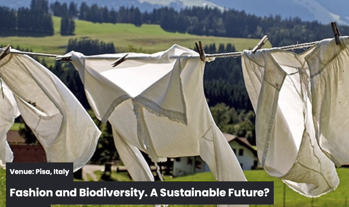🌍 Upcoming open seminar on #sustainablefashion: a discussion with entrepreneurs, experts, and representatives of social and environmental associations. 👉 On March 25th, @Unipisa. bit.ly/openseminar_p4b #PLANET4B #biodiversity #BehaviourChange