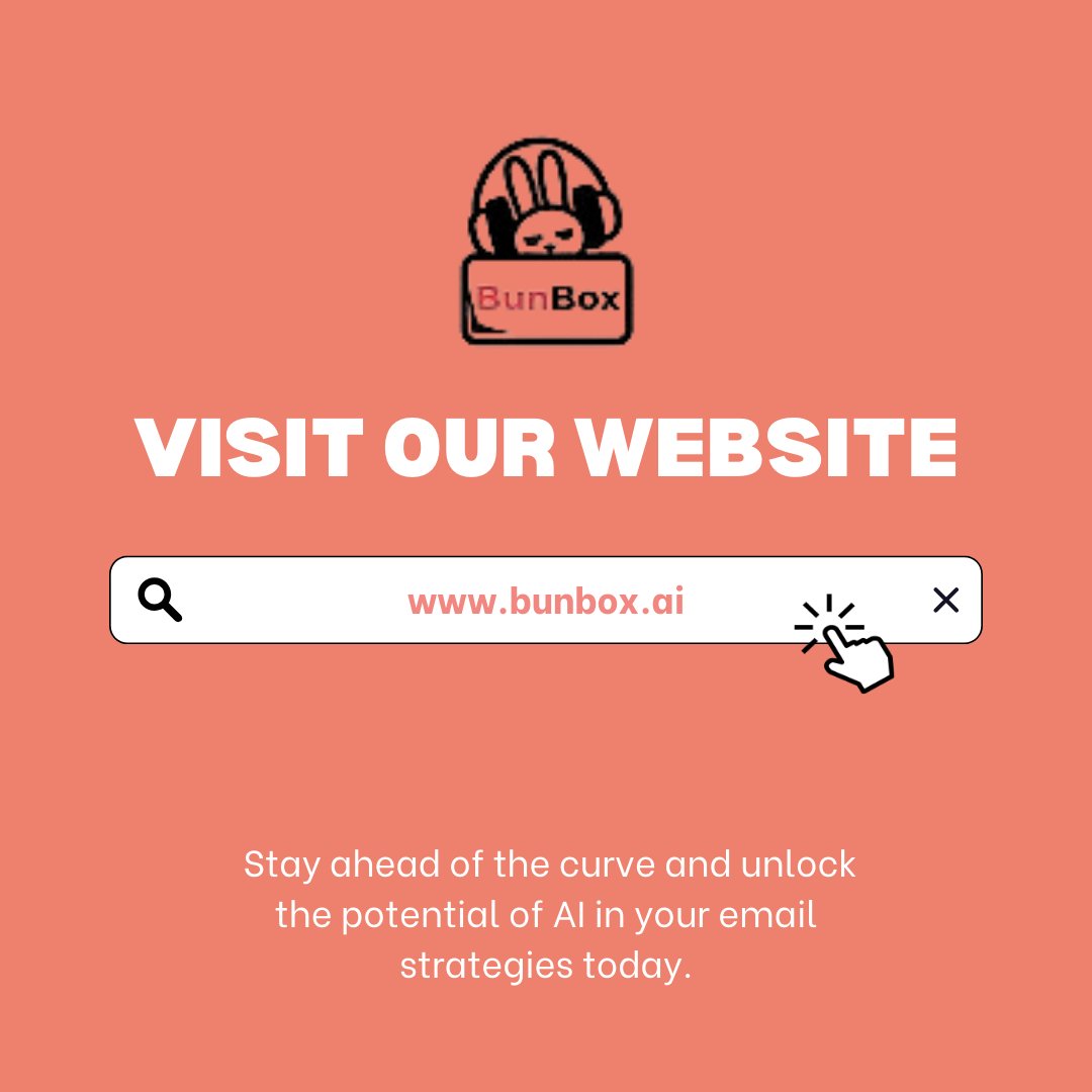 Discover how AI is revolutionizing email marketing and communication across industries! From personalized content to predictive analytics, AI is reshaping the way businesses engage with their audiences.
.
.
.
#EmailProductivity #AI #BunBox #EmailManagement #ChromeExtension