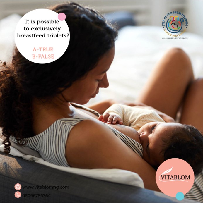Answer in the comment section.
A-True
B-False
#vitablombreastfeedingcover #breastfeedingcover #worldbreastfeedingweek2022 #breastfeeding #vitablom #love #mummy #pillows #babycute #Children #babysleep
#NursingPillow