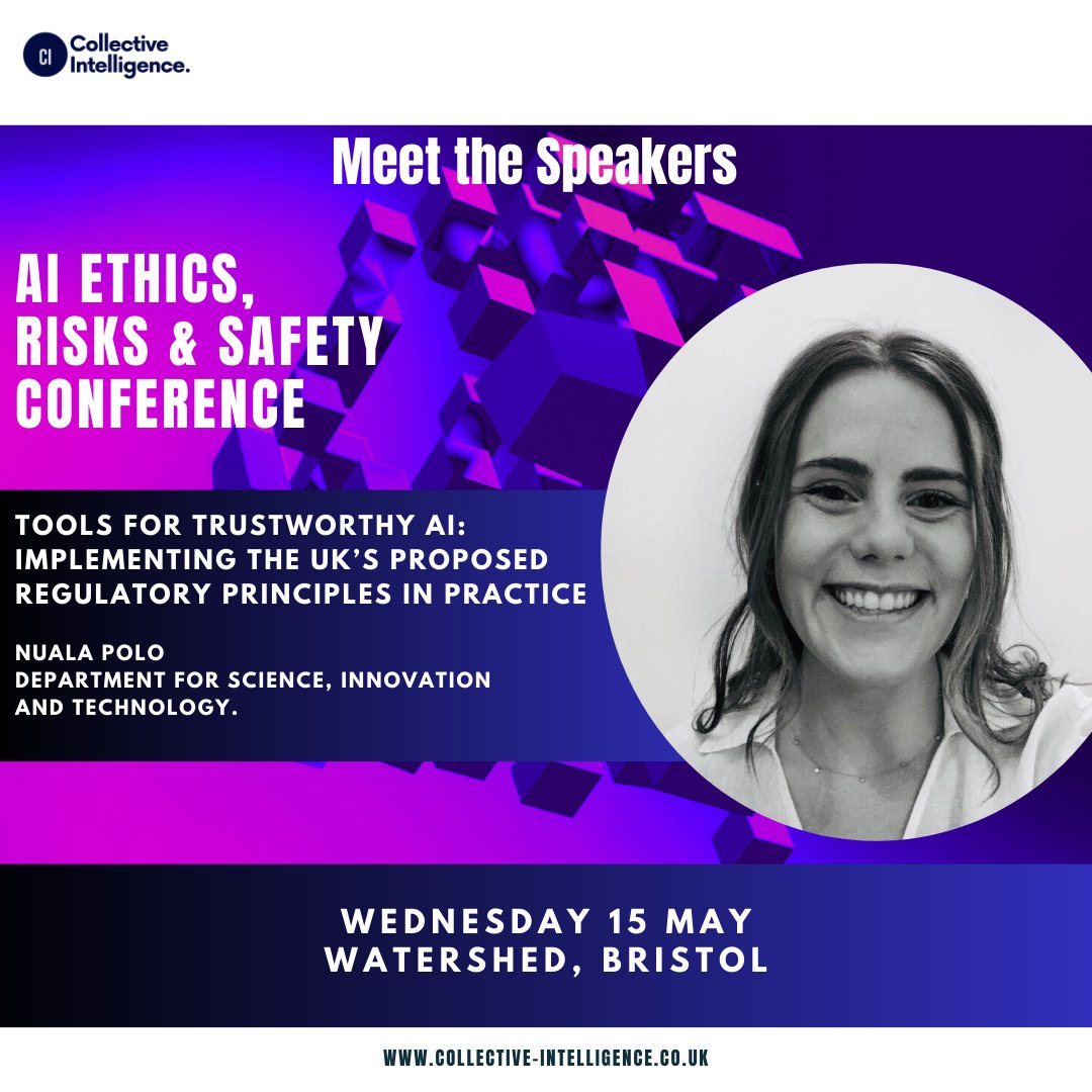 What tools are available for developing responsible #AI systems? We are thrilled to announce @nualapolo, Senior Policy Advisor @RTAUgovuk  as a speaker at the #AI Ethics, Risks and Safety Conference. See the full programme. eventbrite.co.uk/e/ai-ethics-ri… #aiethicsconf2024 #aiethics