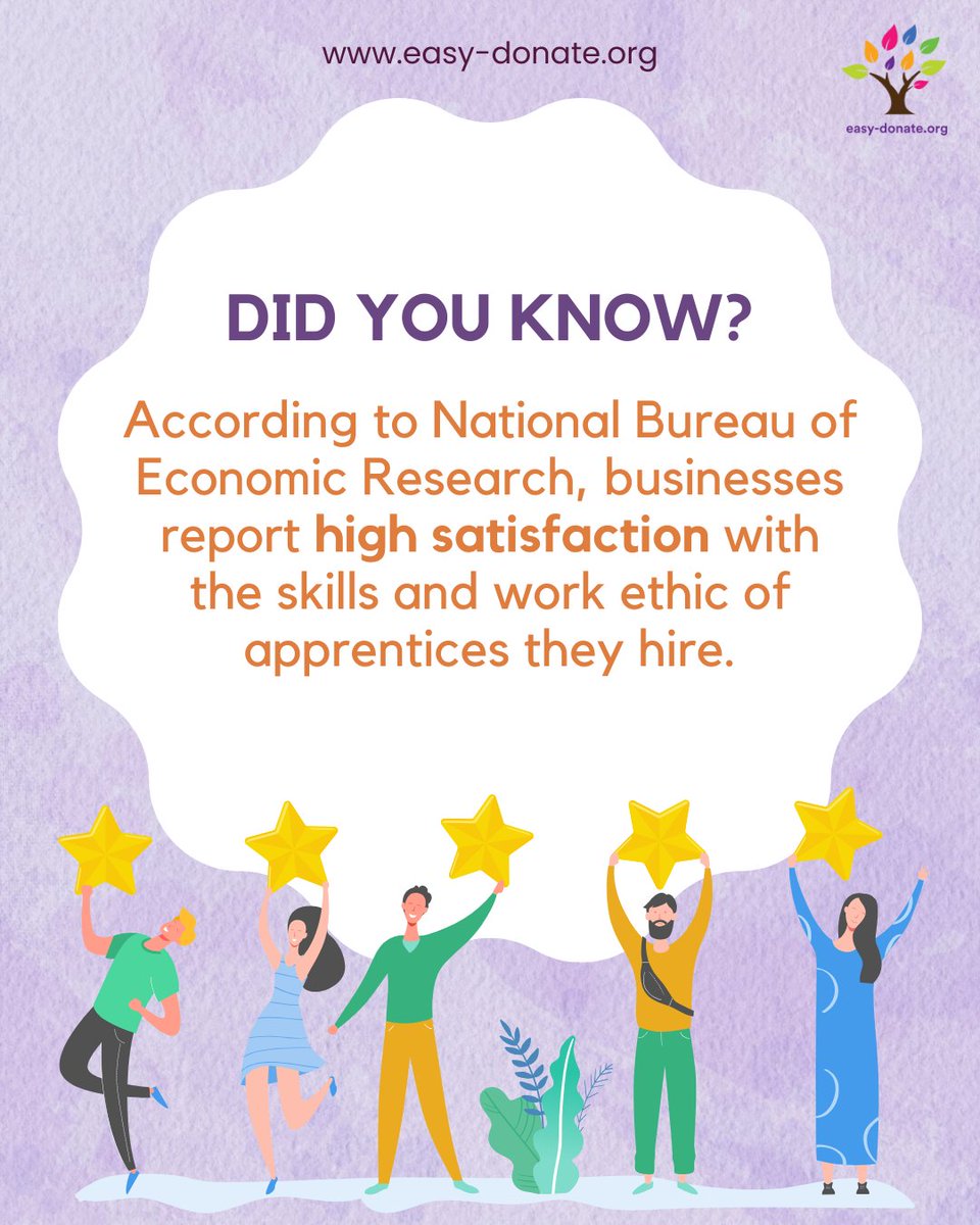 Discover the impact of apprenticeships on business success. 

Join the apprenticeship revolution and build a skilled workforce for the future.

#Apprenticeship #Skills #Workforce #PracticalEducation #WorkSatisfaction #Internship #easydonateorg