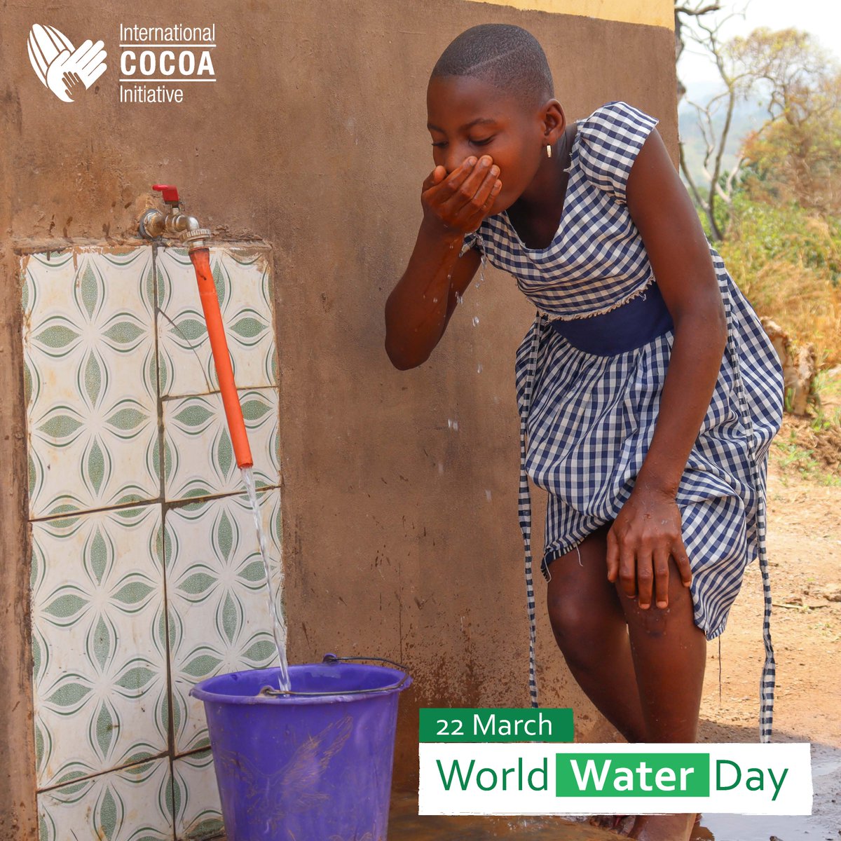 Water is a precious resource, a human right. At ICI we know that assisting cocoa communities in West Africa to have access to safe and clean water can aid in tackling #ChildLabour and creating a better future #WorldWaterDay