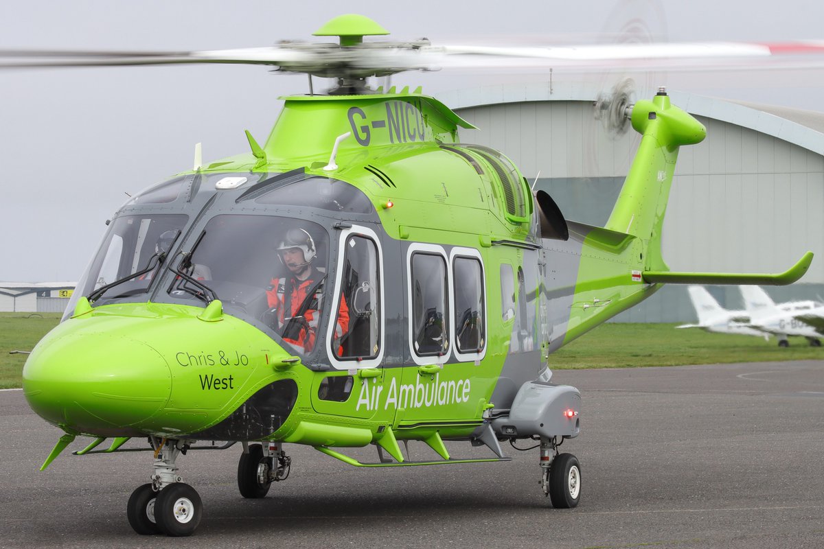 Yesterday, our crew worked alongside the clinical partner team SoNAR to safely transfer a patient using our incubator system in just 1hr. The same journey by road would have taken nearly 3hrs 20mins 💚 📸: South_Coast_Photo (Instagram) #childrensairambulance