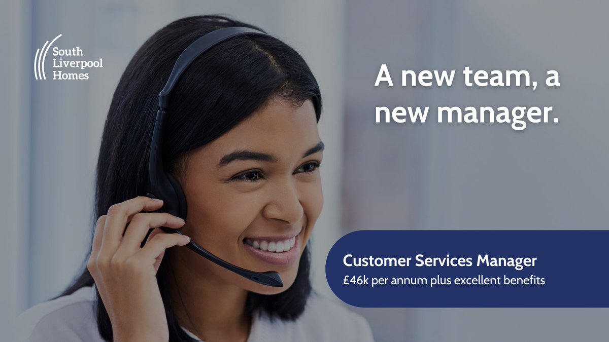 📧 There’s still time to apply for our new Customer Services Manager role. This new role will play a pivotal role in ensuring we deliver a high-quality, responsive and customer-focused service that’s accessible for all. Apply today: ow.ly/Fq1550QRsIC