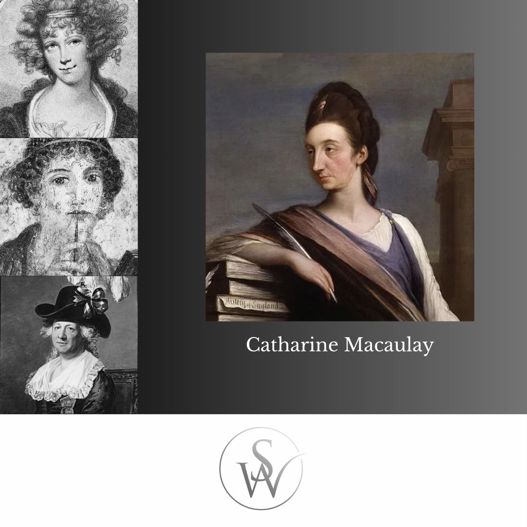 '''You are the only female writer who I coincide in opinion with respecting the rank our sex ought to endeavor to attain in the world'', says MW to Catharine Macaulay in a letter in 1790. Click on the link in our bio to know Macaulay. #WollstonecraftSociety #HumanRights