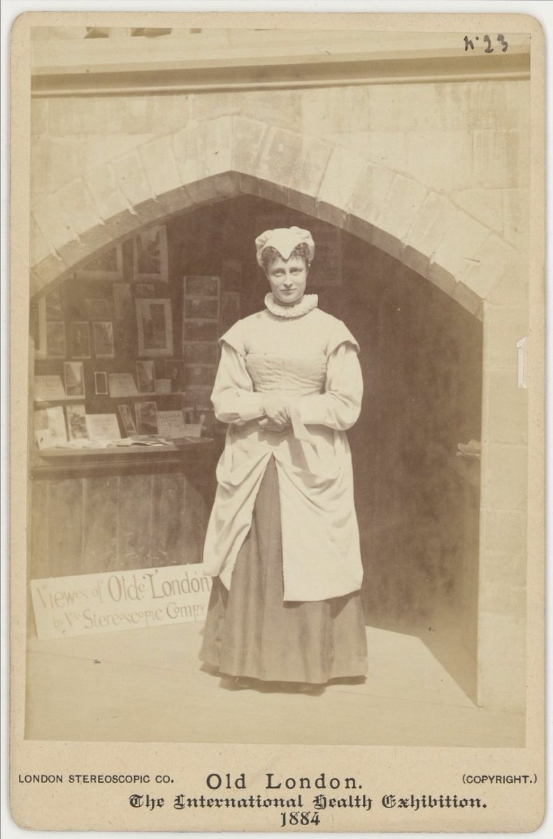 Writing the chapter on the re-enactment of past craftsmanship is advancing more smoothly with these beautiful photographs of artisans posing in front of their ephemeral workshops in the 'Old London Street' (1884)✨