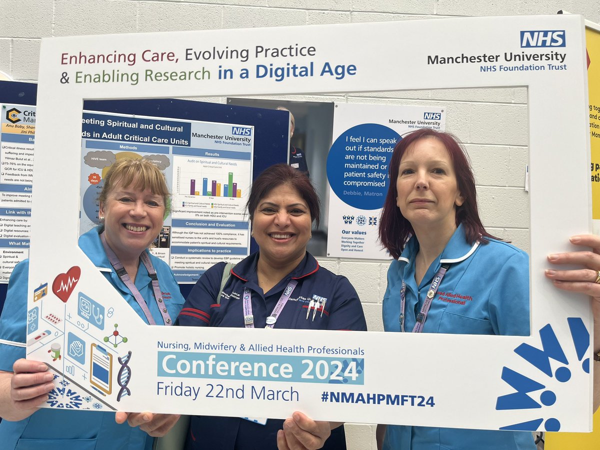 Excited to be at #NMAHPMFT24 representing <a href="/mcrlco/">Manchester Local Care Organisation</a>  <a href="/LCO_AHPs/">LCO AHPs</a> with cath and Louise ♥️