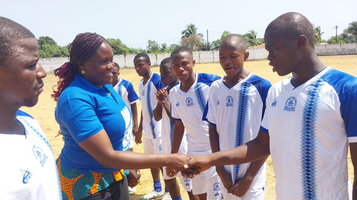WateraidLiberia's tweet photo. Cheers to the champions of the sch soccer &amp; essay competitions! @WaterAidLiberia will continue to spread good messages of water mgt &amp; provision, work with all towards a brighter, &amp; more sustainable future. Every drop counts!💧⚽️ #WorldWaterDay2024 
#ChangeTheScore 
@amcowafrica https://t.co/GVUFPWsTIi
