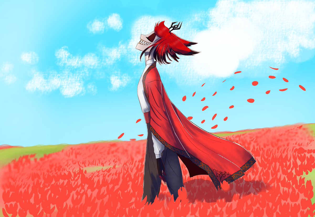 Поздравляю с этим прекрасным и весенним праздником Наурыз!!!
#HazbinHotelAlastor 
#Nauryz