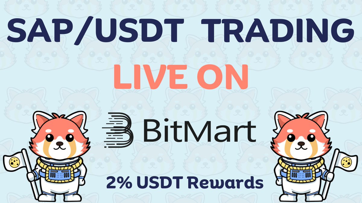 satoshipandaio's tweet photo. @BitMartExchange All SAP holders on BitMart also get free USDT rewards ^.^ https://t.co/nudPn8TjOn