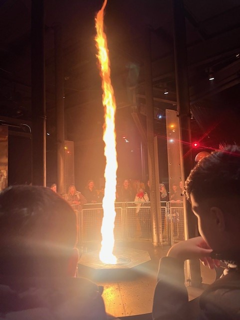 Fabulous day at @MagnaScience for the better learners, better workers programme. Our scholars learnt lots about careers in stem! And of course - you can't visit magna without seeing the fire tornado! 🔥