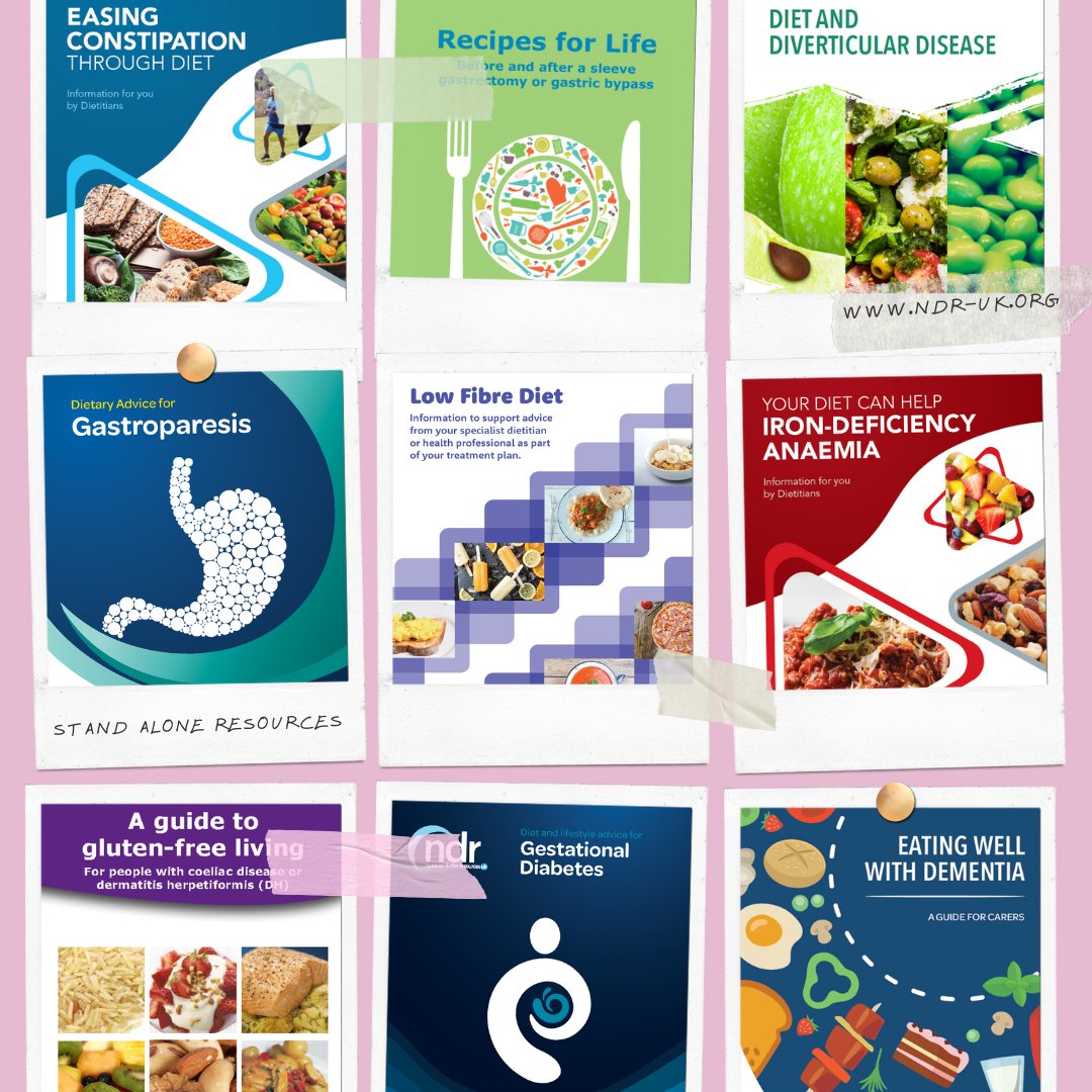 Some of our stand alone titles to support your patients' nutrition needs. Head to our website to view full samples: ndr-uk.org #dietresources