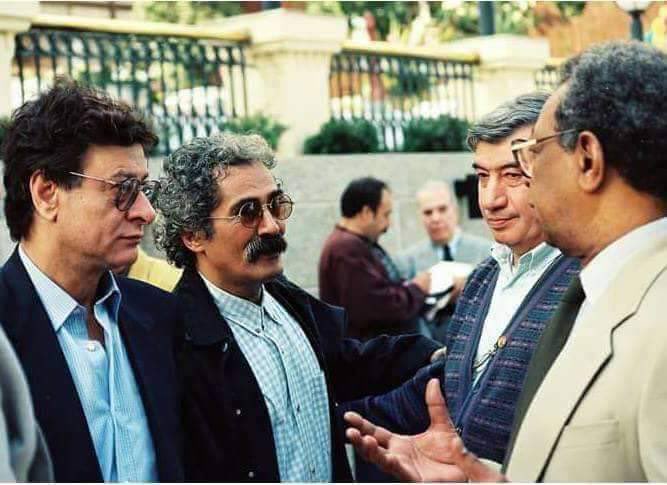 Mahmoud Darwish (Palestine), Ibrahim Aslan (Egypt), Mamdouh Adwan (Syria), Tayeb Salih (Sudan)