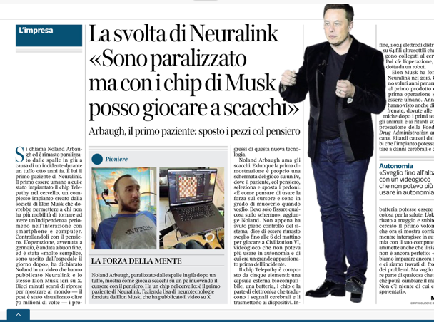 civgiulio's tweet photo. “QUELLA” MENTE CHE NON MENTE
Gustavo Adolfo Rol lo faceva senza “chip”.
Chi ha orecchi per intendere …
#bacosando #corrieredellasera #mente #Neuralink #ElonMusk #gustavorol https://t.co/umiVe2S82i
