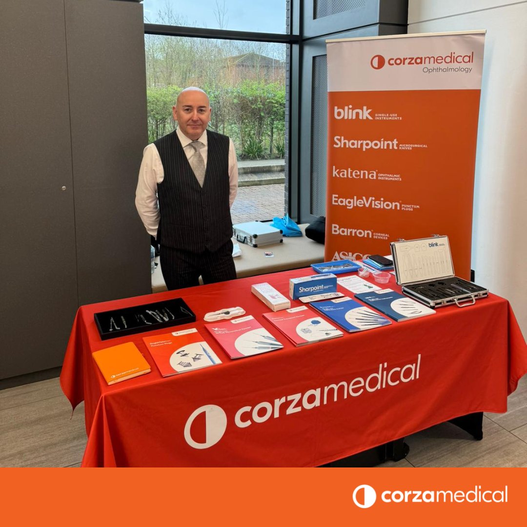 Today Barry Carter is at The Midland Ophthalmological Society at the University of Warwick. Visit our stand to learn more about the ophthalmic brands within our portfolio, including Blink Single Use Instrument, Katena Reusable Instruments, Sharpoint Microsurgical Knives Barron