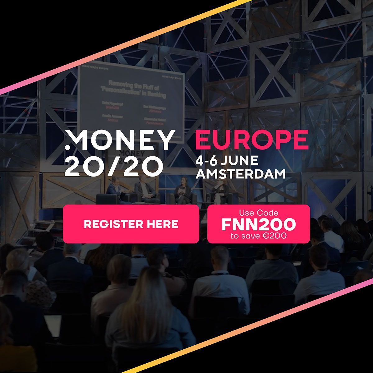 This June, #Money2020EU is back in Amsterdam bringing together Money's finest for three industry-defining days. Register with code FNN200 to save €200: bit.ly/3I8v8sQ #Money2020 #fintech #event #payments #web3 #blockchain