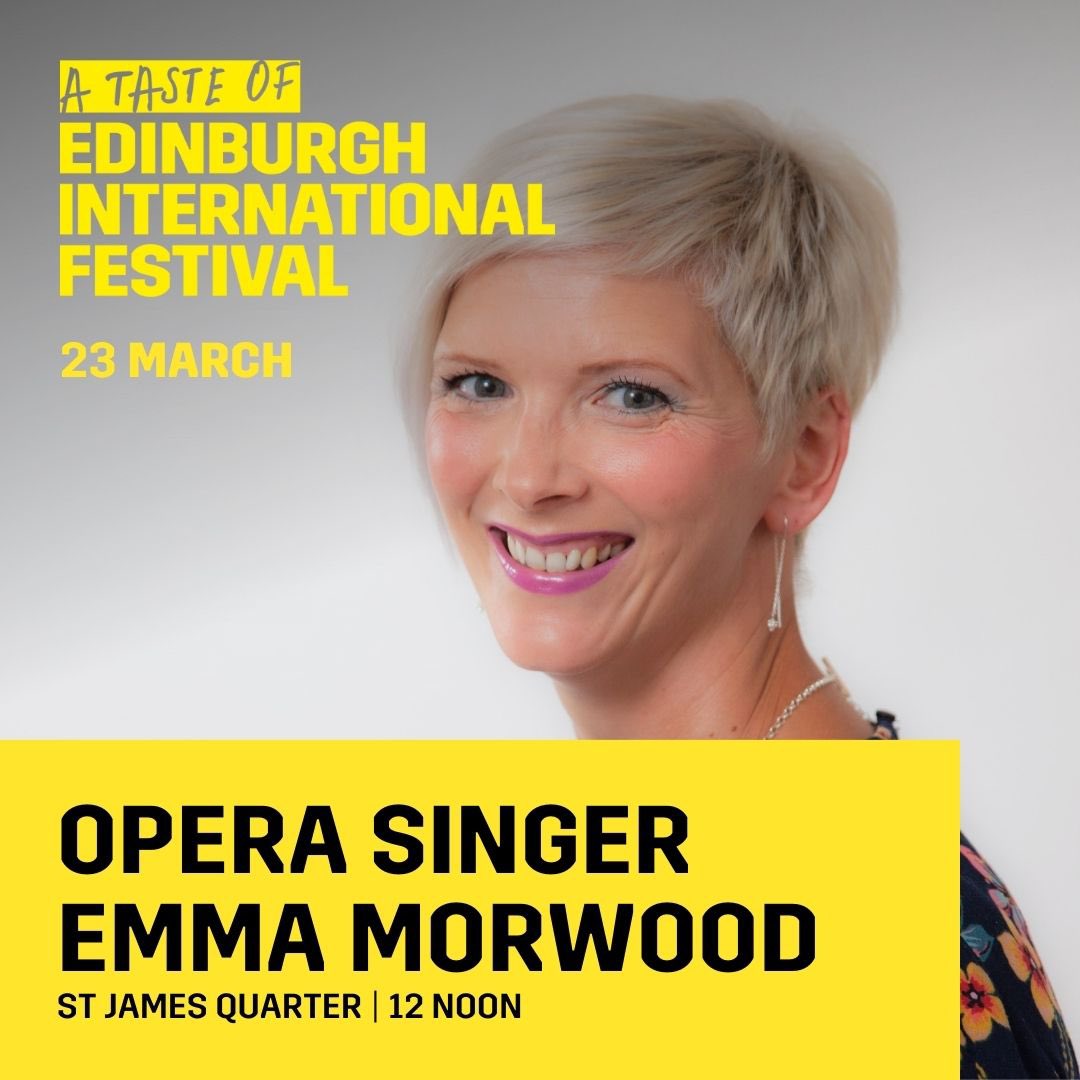 Tomorrow in Edinburgh St James Quarter at midday, @IngridSawers and I will be performing some opera arias to celebrate the opening of ticket sales for @edintfest Come along! It’s free….