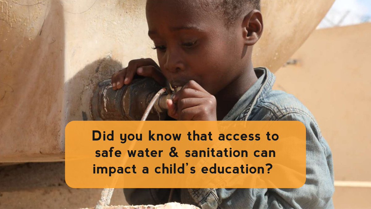 Today is #WorldWaterDay—a day to reflect on the importance of safe water for all. #DYK that access to safe water & sanitation can impact a child’s education? Without it, they may become sick or need to help collect water for their families, keeping them from attending school.