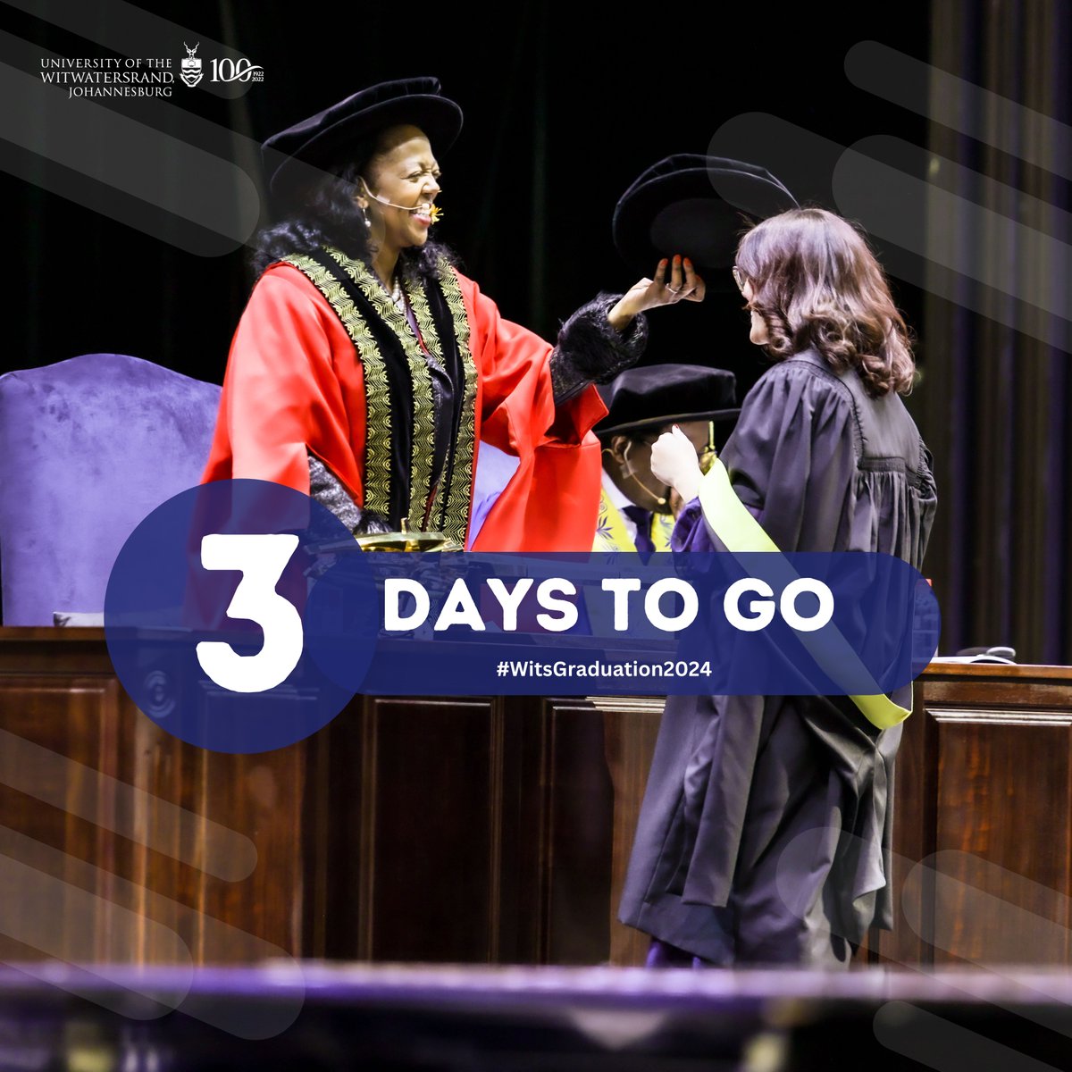 GRADUATION TIME | 🎓🎉🚀 Dear Witsies, the countdown to your big day has officially begun! Wits graduation season is here, and we're excited to see you officially graduate next week. Get ready to celebrate!🌟💙 More info about grads: wits.ac.za/graduations/ #WitsForGood