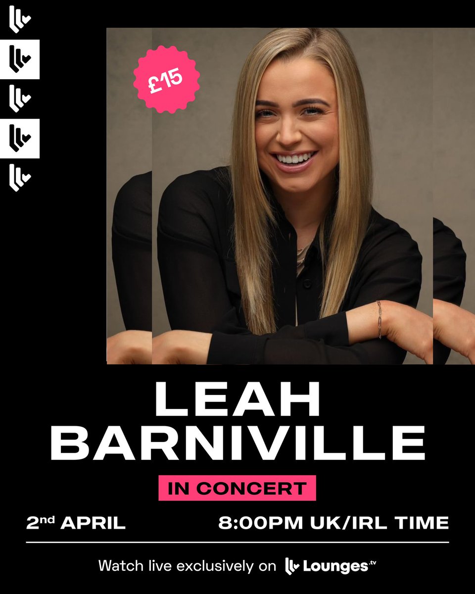 Have you got your ticket to my upcoming livestream concert yet? It’s Friday, treat yourself😌✨💗 Ticket link below! 🎟️ lounges.tv/lounge/details… @LoungesTv