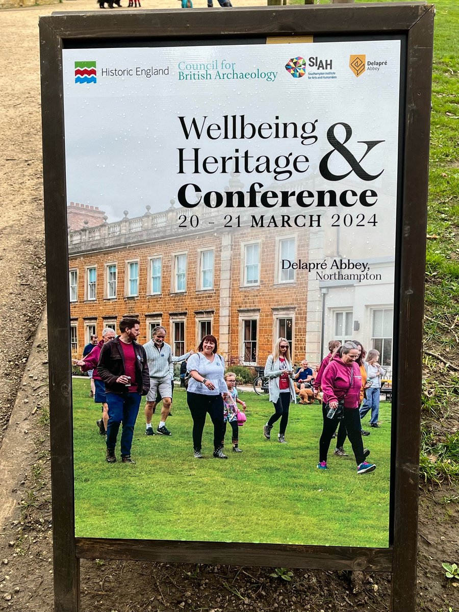 For the #HeritageAndWellbeing conference with @HistoricEngland, SIAH hosted a 'Policy Panel' chaired by Susan Wilkinson, and presented on 'Heritage on the Doorstep as Wellbeing Resource: The Heritage and Wellbeing for NHS Staff Project' @JoSofaer @BryonyWhitmarsh @unisouthampton