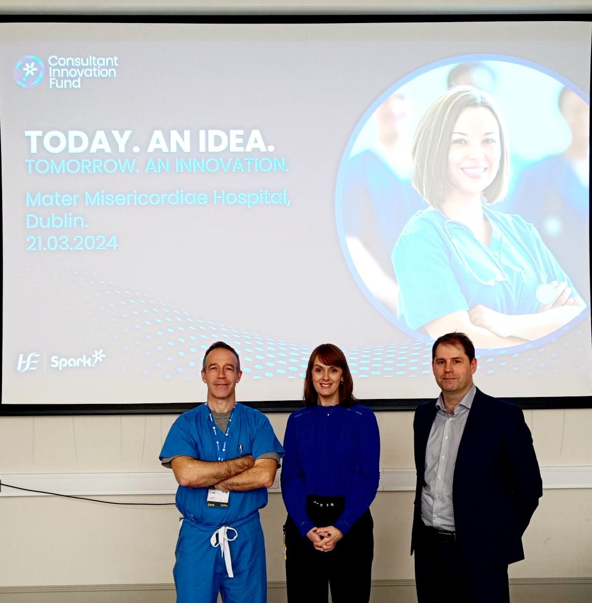 @ThePillarDublin welcomed the @ProgrammeSpark @JaredGormly @dburkephysio to launch the Consultant Innovation Fund @MaterTrauma 💡 A fantastic opportunity to fund Innovation and innovative Research in Clinical sites 👏