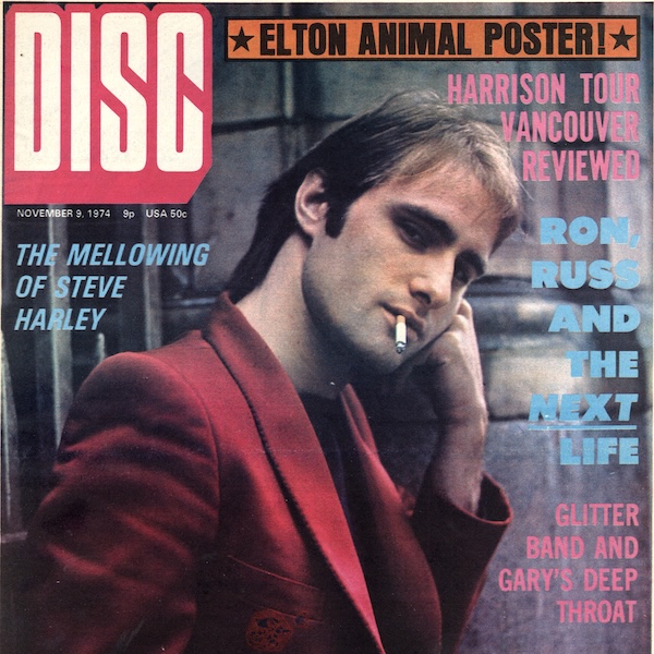 We're saying goodbye to Steve Harley with a 1974 Disc interview by the splendidly-named Ray Fox-Cumming. Also free to read for a week is Tim Page's 2000 profile of @TheMagFields' Stephin Merritt rocksbackpages.com #SteveHarley #magneticfields #cockneyrebel #stephinmerritt
