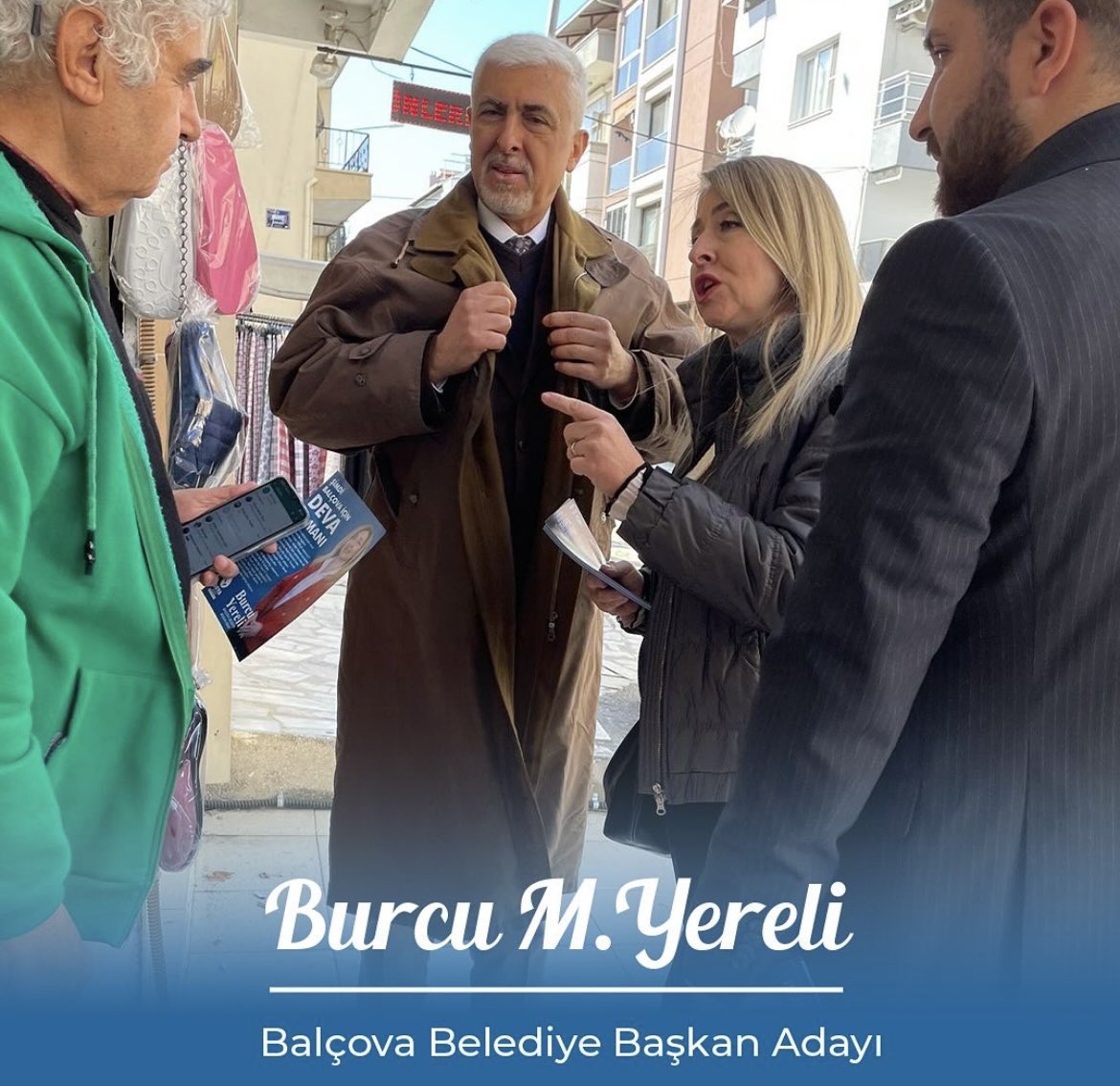 buryer's tweet photo. Balçova’ya DEVA olmak için güne esnaf ziyaretlerimiz ile devam ediyoruz 💧🌱

#burcuyereli #balçova #izmirdedeva #YerelSecim2024 https://t.co/4UACTLdSZg