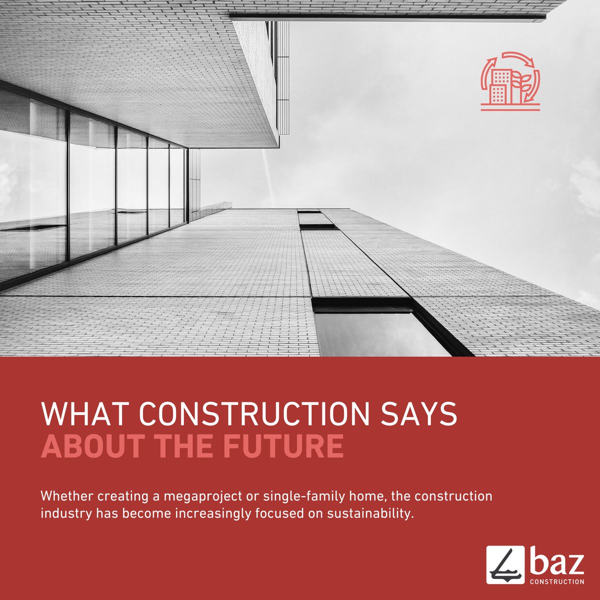 What construction says about the future?

#BazConstruction #BazAcademy #CivilEngineering #build #construction #ConstructionTechnology #ConstructionTrends #inşaat #inşaatsektörü #inşaatmühendisi #sustainability