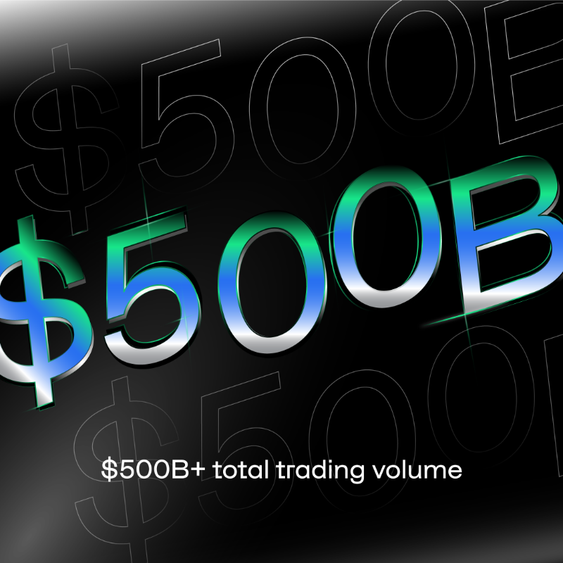 The ascent continues. Total trading volume on #Bullish has now exceeded $500B since launch. 🚀 Important info here: bullish.com/legal/terms-of…