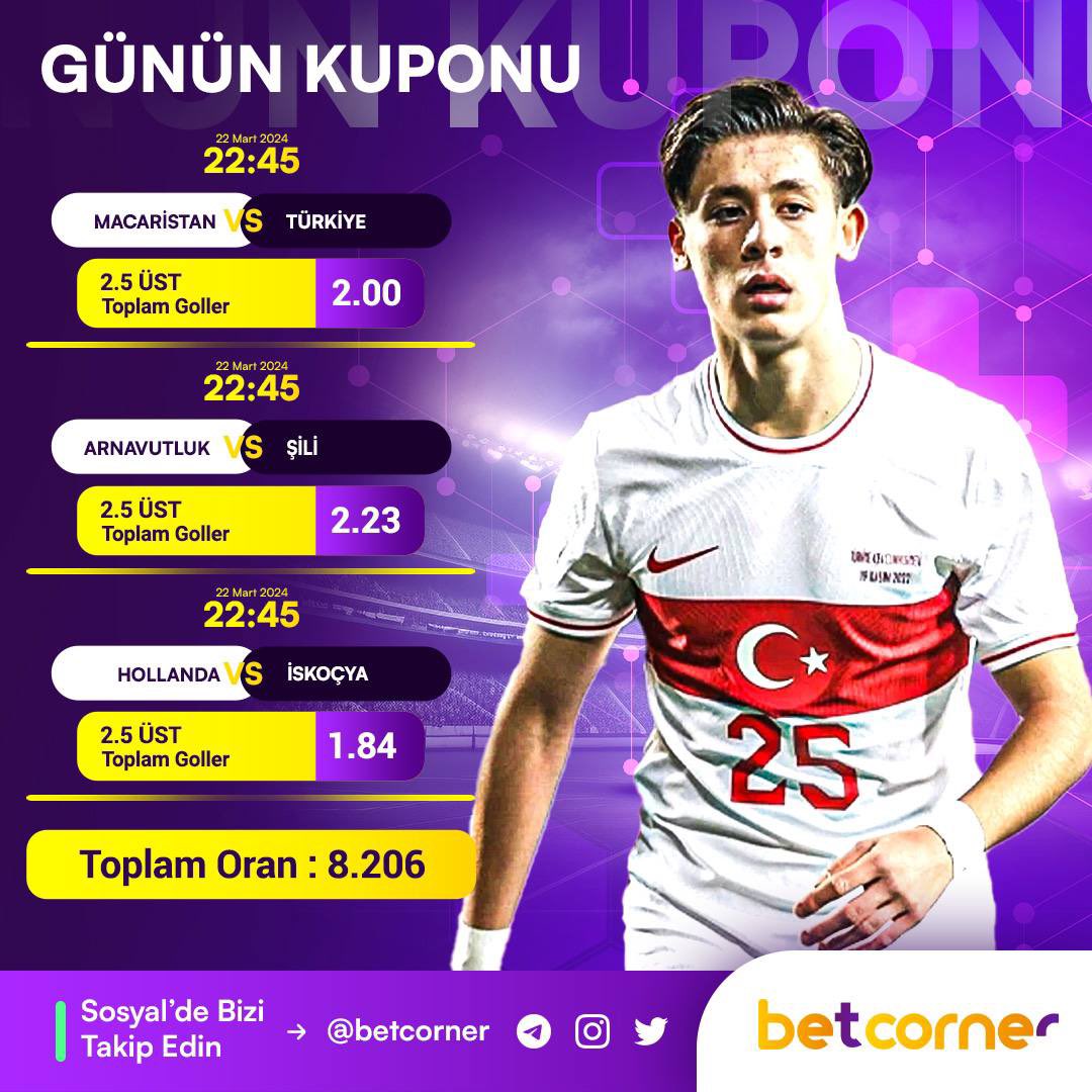 🎉#Betcorner ile Günün Kazandıran Maçları‼️

🏆Onlarca lig ve binlerce maça en yüksek oranlar!

🎁Extra Kazanç İçin Harekete Geç !

📌GÜNCEL GİRİŞ heylink.me/betcorner/