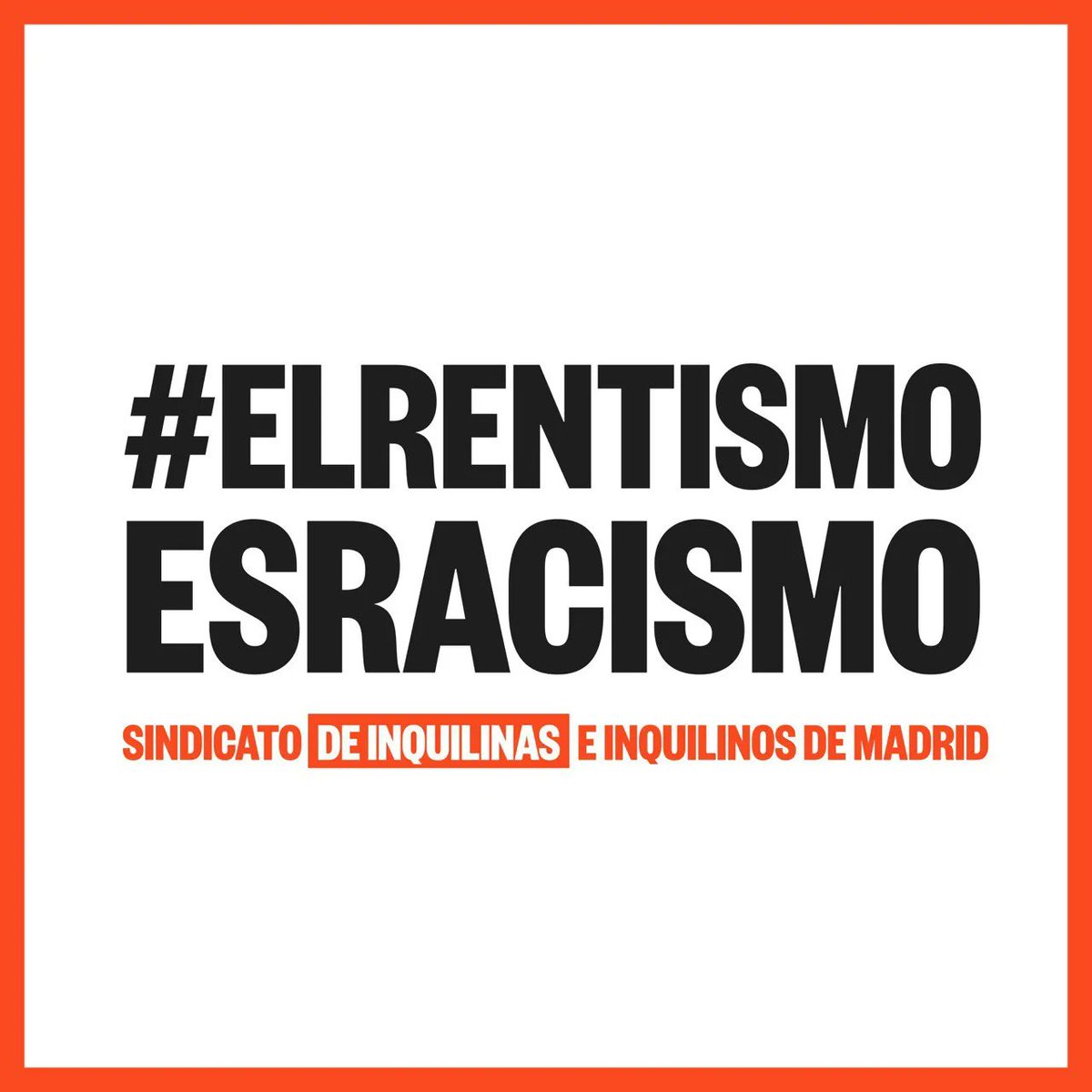 No queremos que se hable de rentismo sin hablar de racismo, el antirracismo tiene que ser un pilar central en nuestra lucha como Sindicato 🔥

#ElRentismoEsRacismo 🧵👇