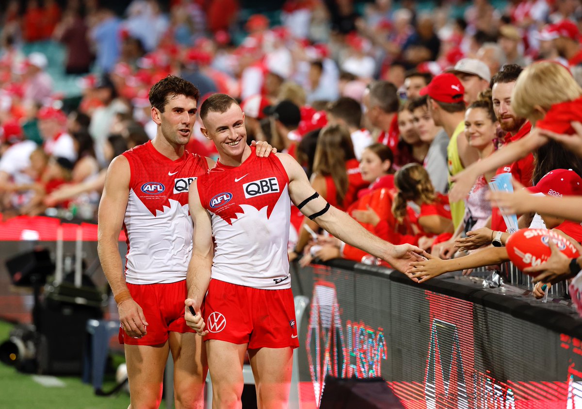 See you tomorrow, @sydneyswans 🦢