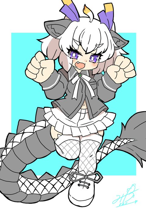 久しぶりに白竜ちゃん
「がおー!どうだ!強そうだろ!」
このくらいの頭身でむちむちなのいいよね
(けものフレンズ) 