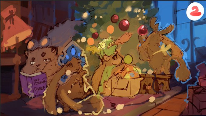 「christmas sitting」 illustration images(Latest)