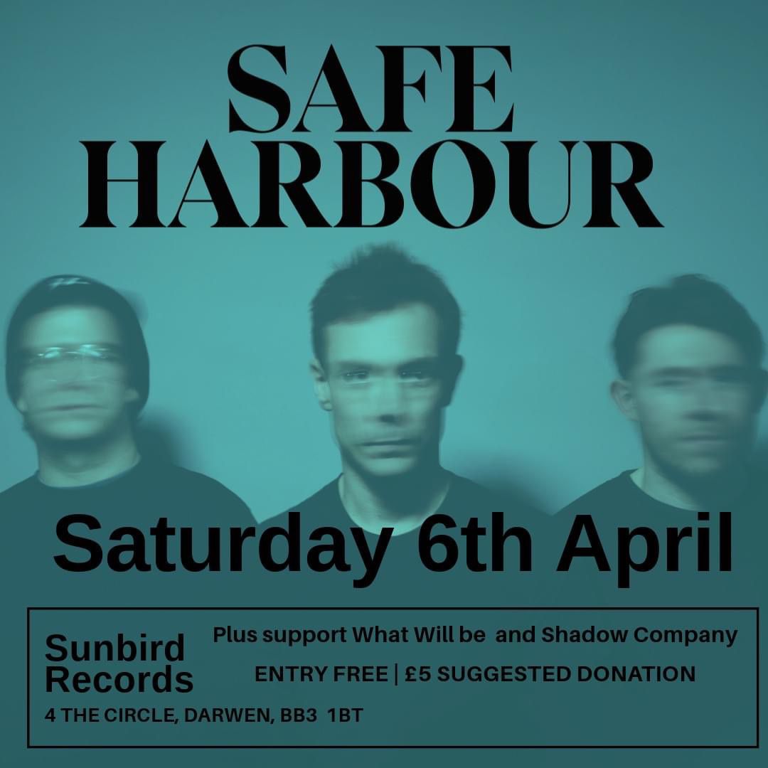 Really looking forward to this one in just over 2 weeks time! Our first time outside Greater Manchester🌹

Supporting @SafeHarbourBand at @SunbirdRecords  

Grab a ticket! 🎟️

sunbirdrecords.com/event/safe-har…

#LiveMusic #Darwen #Alternative #Rock #SleepToken #Yashin #WWB