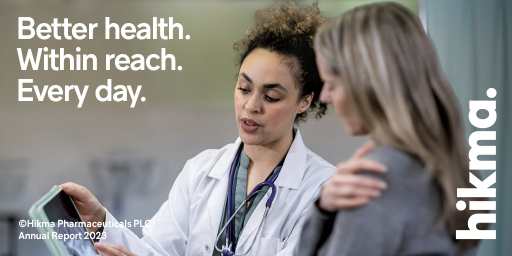 #Investors and #Media. We've published our #2023AnnualReport. We made significant progress last year, launching new products, growing across the Group as we continue to make high-quality medicines more accessible to the patients in need.
2023 Annual Report
hikma.com/investors/2023…