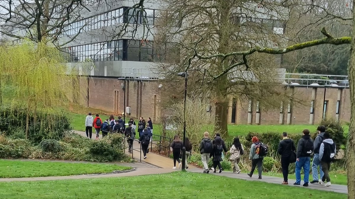 It was great to welcome Year 12 students onto campus this week from <a href="/MulberryUTC/">MulberryUTC</a>  and King's Academy Easthampstead Park. 
The tour pictured below, was led by our wonderful Student Ambassadors and focussed on the range of facilities and support available <a href="/unisouthampton/">University of Southampton</a>