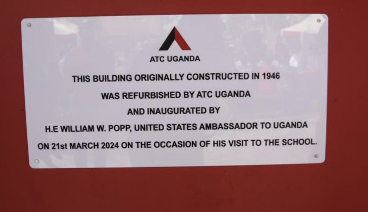U.S. Ambassador H.E. William Popp visited St. Paul II Oriajini Primary School in Terego district and inaugurated the school's refurbished facilities by our member ATC Uganda. Big thanks to ATC Uganda for their ongoing support!
#AmChamUg
#BusinessforPurpose