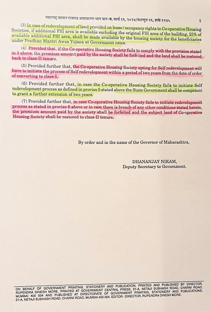 @CMOMaharashtra #AmnestyScheme till 31/7/25 for #NAZUL #LeaseLands Freehold @2% of RR✔ Yearly #LeaseRent @ 0.02% till 31/7/25 👇See #Discrimination👇 #Mumbai #OccupancyClass2 Land #freehold @5% for #SelfRedev. & 10% for #BuilderRedev. ❌#LeaseholdLands❌? #LastDate 30/9/2024