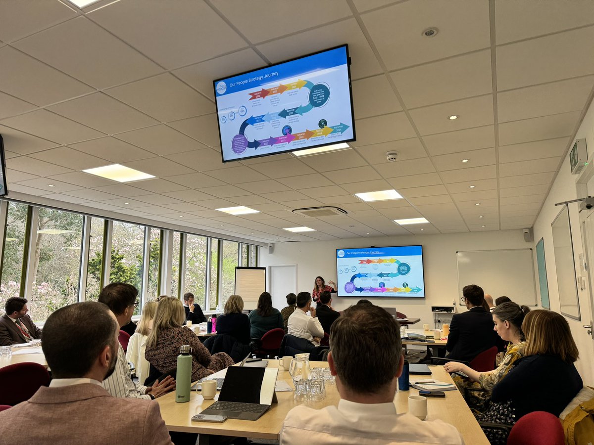 Wonderful to hear about our journey towards excellence of our TWT People Strategy at our All Heads meeting this morning. The best place to work in the South West. #StrongerTogether <a href="/TedWraggTrust/">Ted Wragg Trust</a> #GrowGreatPeople
