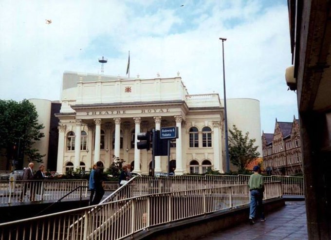 Theatre Square from Market Street, #Nottingham, 1983.