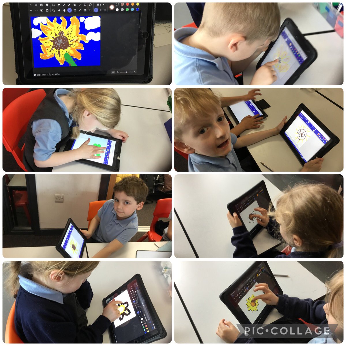 We continued our work on digital paining this week in computing, we selected colours and brushes to create a flower in the style of Georges Seurat and pointillism. <a href="/Inspire_Ashton/">Inspire Academy</a> <a href="/Inspire_Compute/">Inspire Computing</a>
