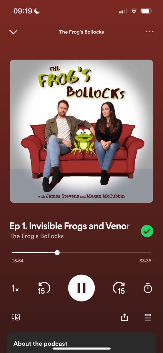 Our podcast, The Frog’s Bollocks, is now live on Apple Podcasts, Amazon Music and Spotify: open.spotify.com/episode/4Ajyz9…

@meganmccubbin #TheFrogsBollocks