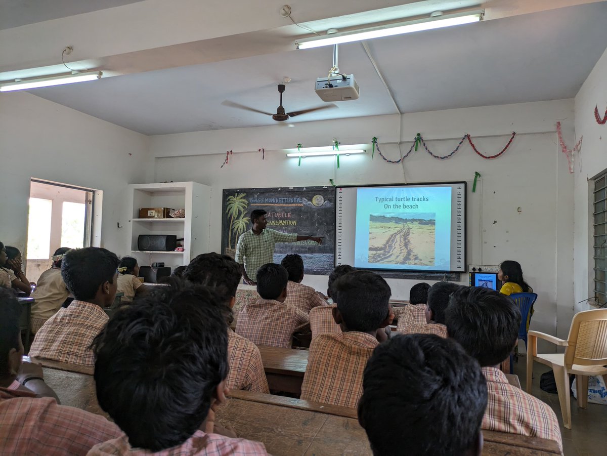 kkforest_div's tweet image. As part of #SeaTurtleConservation, the Kanniyakumari Forest Department has been conducting awareness programs for Govt. school students to educate the young minds about the importance of sea turtles and their conservation.