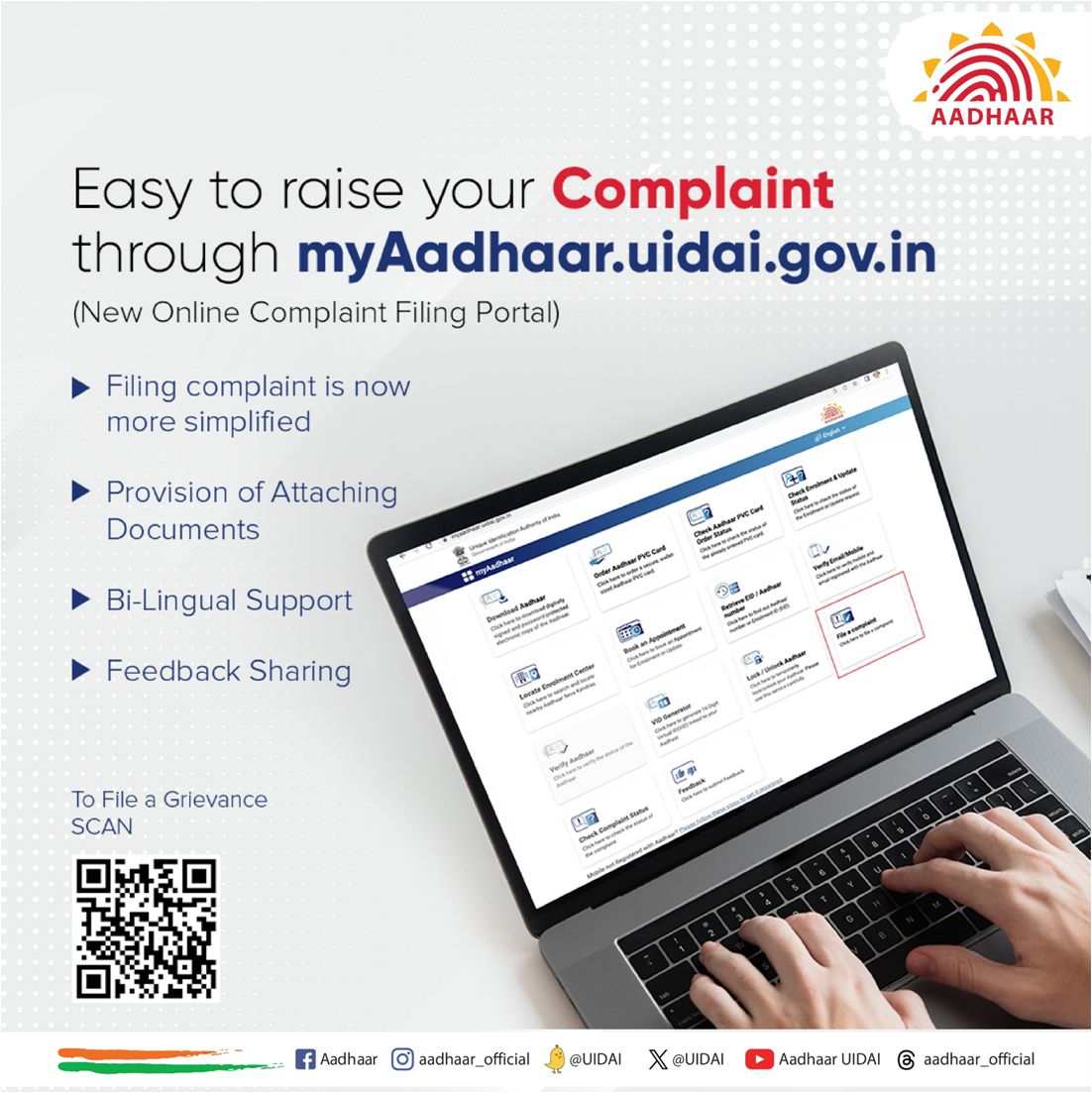 Aadhaar tweet media