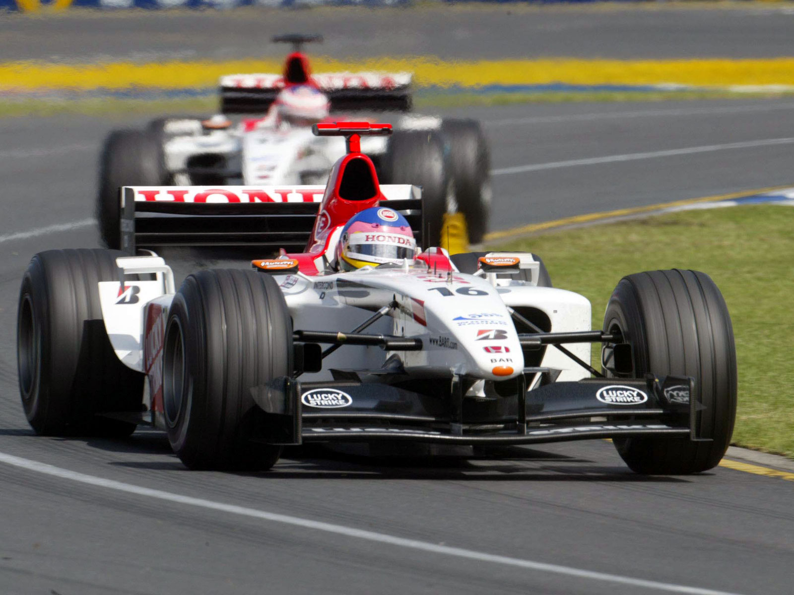 BARホンダ　F1 ジャックビルヌーブ F1 BAR HONDA J. VILLENEUVE ジャックビフヌーブ