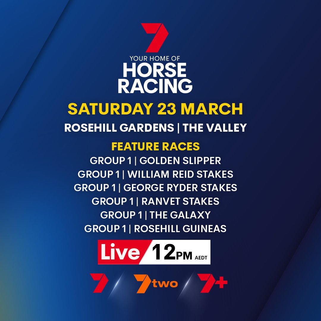 BRING. IT. ON. 🔥 It's one of the best days on the Australian racing calendar. 🥿 Join us from 12pm AEDT on @Channel7 or @7plus for our special coverage of Golden Slipper Day.