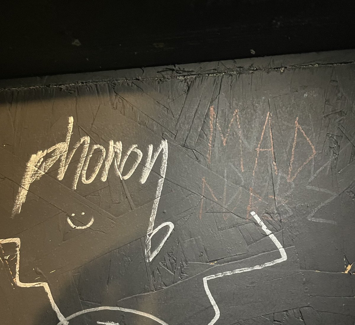 I couldn’t find a white pen but any true fan will realise being able to sign next to this name is probably one of the most important moments of my life. I love you @phononmusic